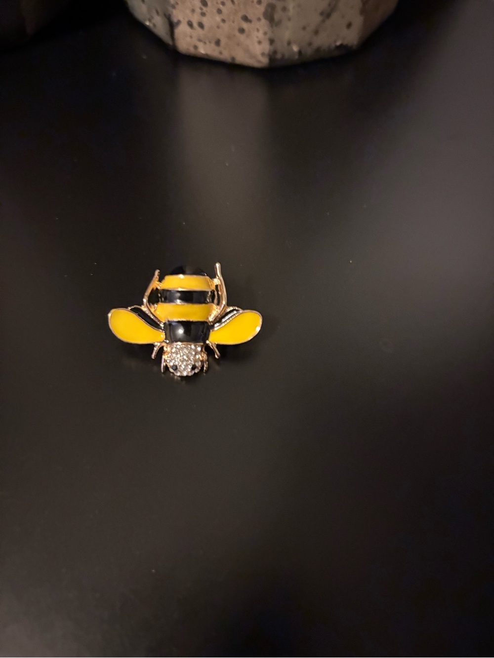 Yellow and Black Bee Pin Brooch - Women Jewelry